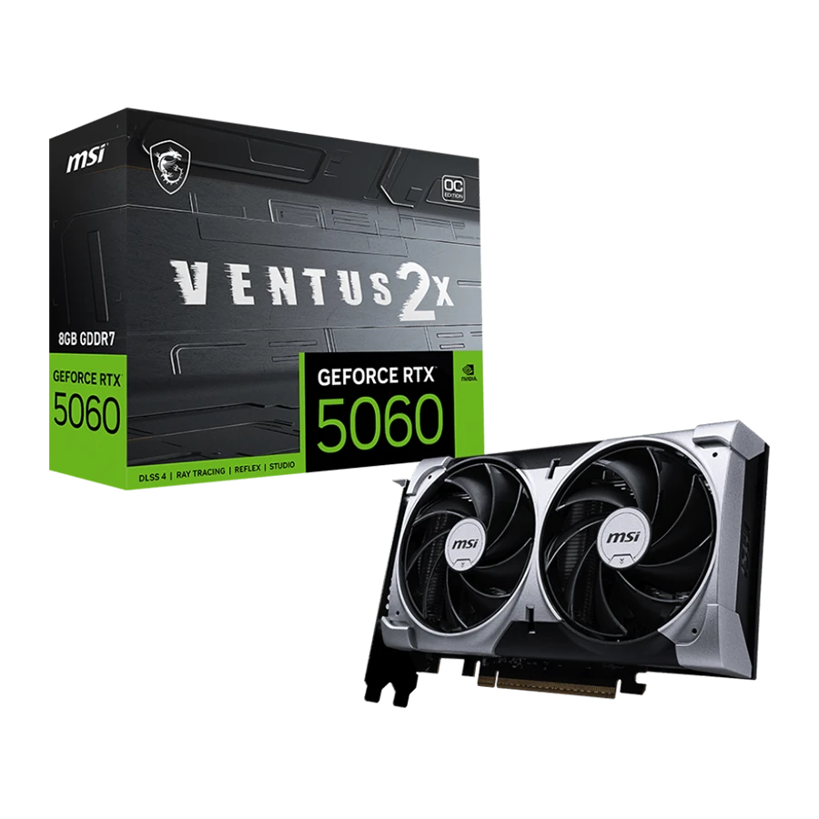 کارت گرافیک ام اس آی MSI RTX 5060 VENTUS 2X 8G OC
