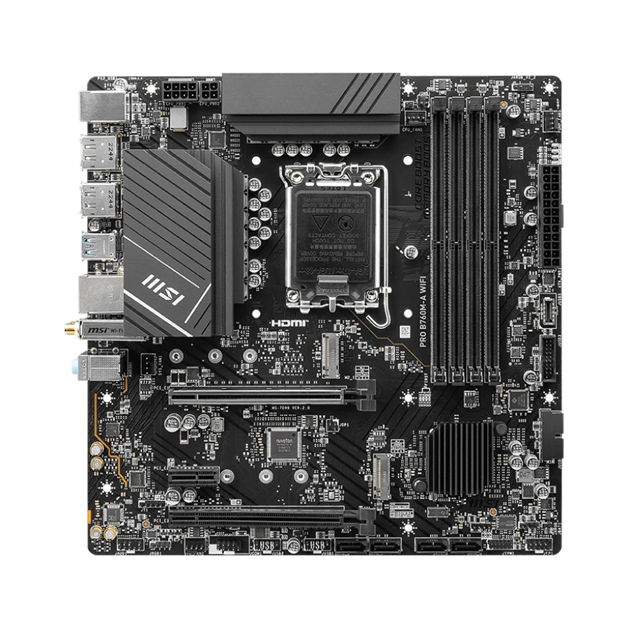 مادربرد ام اس آی MSI PRO B760M-A WIFI