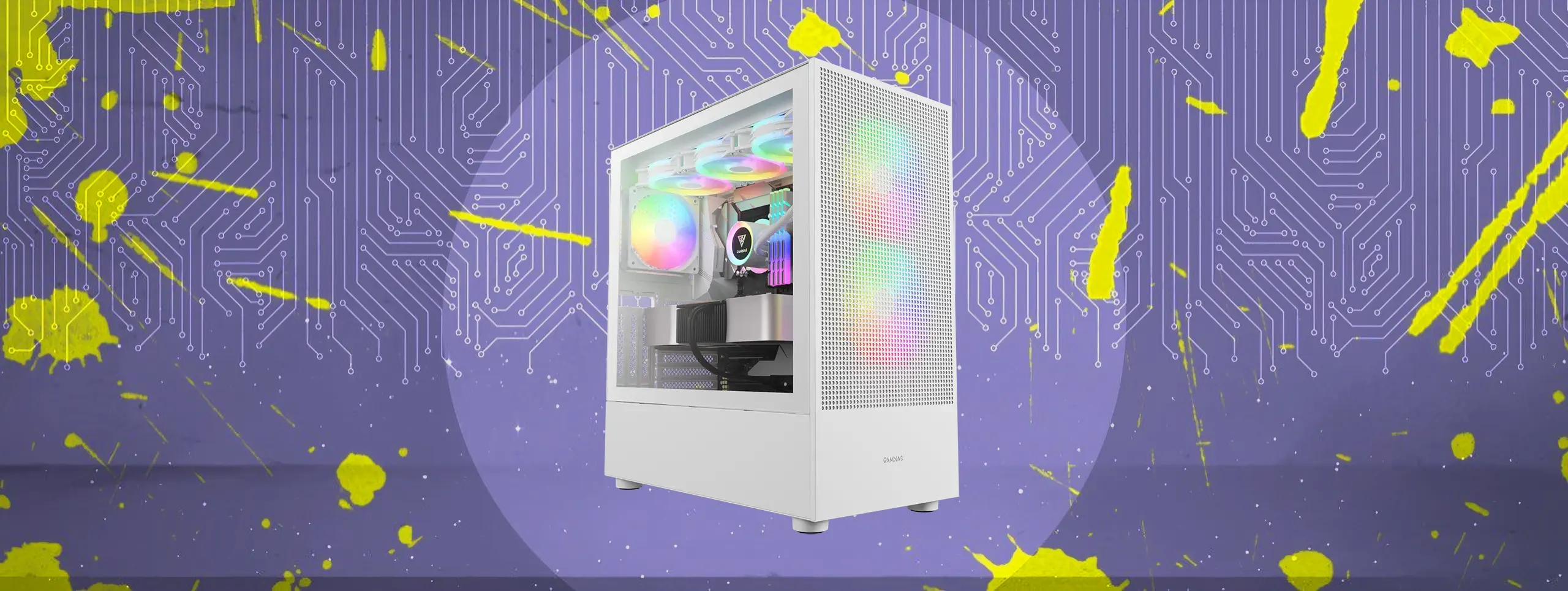 کیس گیمینگ گیم‌دیاس Gamdias TALOS E3 MESH Elite WH