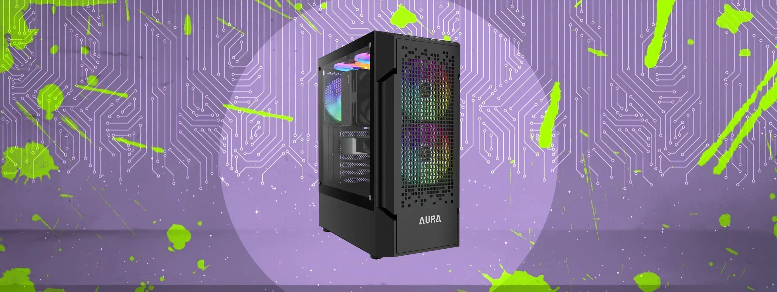 کیس گیمینگ گیم دیاس Gamdias AURA GC7 ARGB Compact Mesh Mid-Tower