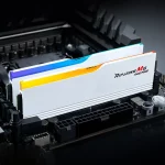 رم دسکتاپ دو کاناله G-Skill مدل Ripjaws M5 Neo RGB 32GB 6000 White