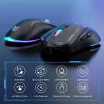 موس گیمینگ اونیکوما ONIKUMA CW917 Wireless Black