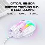 موس گیمینگ اونیکوما ONIKUMA CW923 White