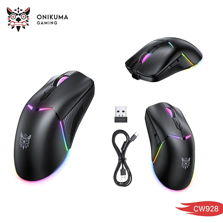 موس گیمینگ اونیکوما ONIKUMA CW928 Wireless Black