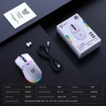 موس گیمینگ اونیکوما ONIKUMA CW928 Wireless White