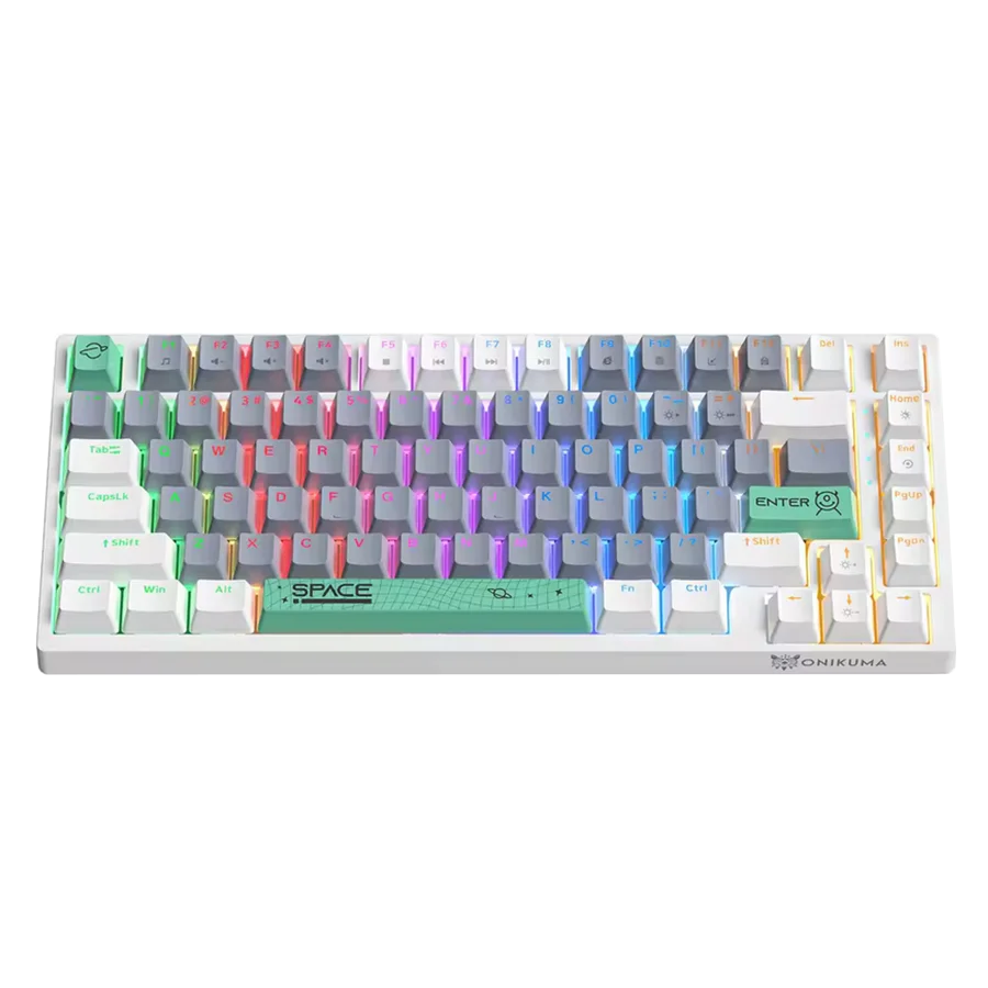 کیبورد گیمینگ مکانیکال اونیکوما ONIKUMA G52 Mechanical white