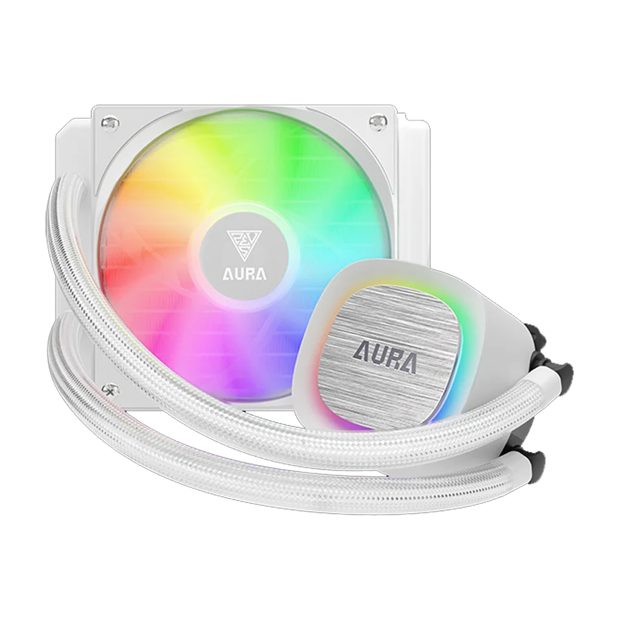 خنک کننده مایع گیم دیاس GAMDIAS AURA GL120 V2 White
