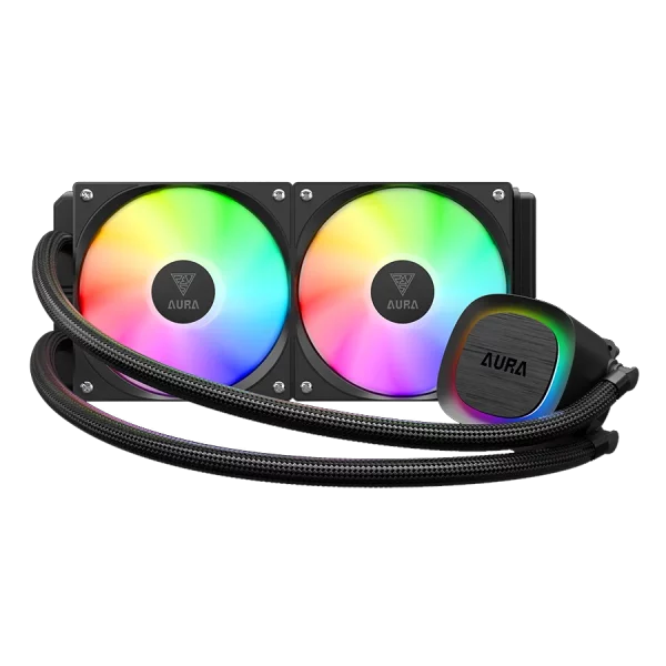 خنک کننده مایع گیم دیاس GAMDIAS AURA GL240 V2 Black