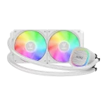 خنک کننده مایع گیم دیاس GAMDIAS AURA GL240 V2 white