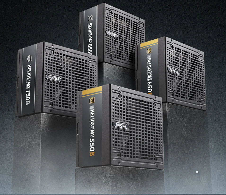 پاور – منبع تغذیه گیم دیاس GAMDIAS HELIOS M2-750B Black