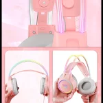هدست گیمینگ اونیکوما ONIKUMA X15 pink
