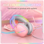 هدست گیمینگ اونیکوما ONIKUMA X33 Pink