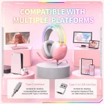 هدست گیمینگ اونیکوما ONIKUMA X33 Pink