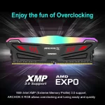 رم دسکتاپ تک کاناله KingMax مدل ARCHON X RGB 16GB 5600 CL36