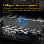 رم دسکتاپ تک کاناله KingMax مدل Horizon 16GB 6000 CL36