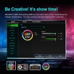 رم دسکتاپ تک کاناله KingMax مدل ARCHON X RGB 16GB 5600 CL36