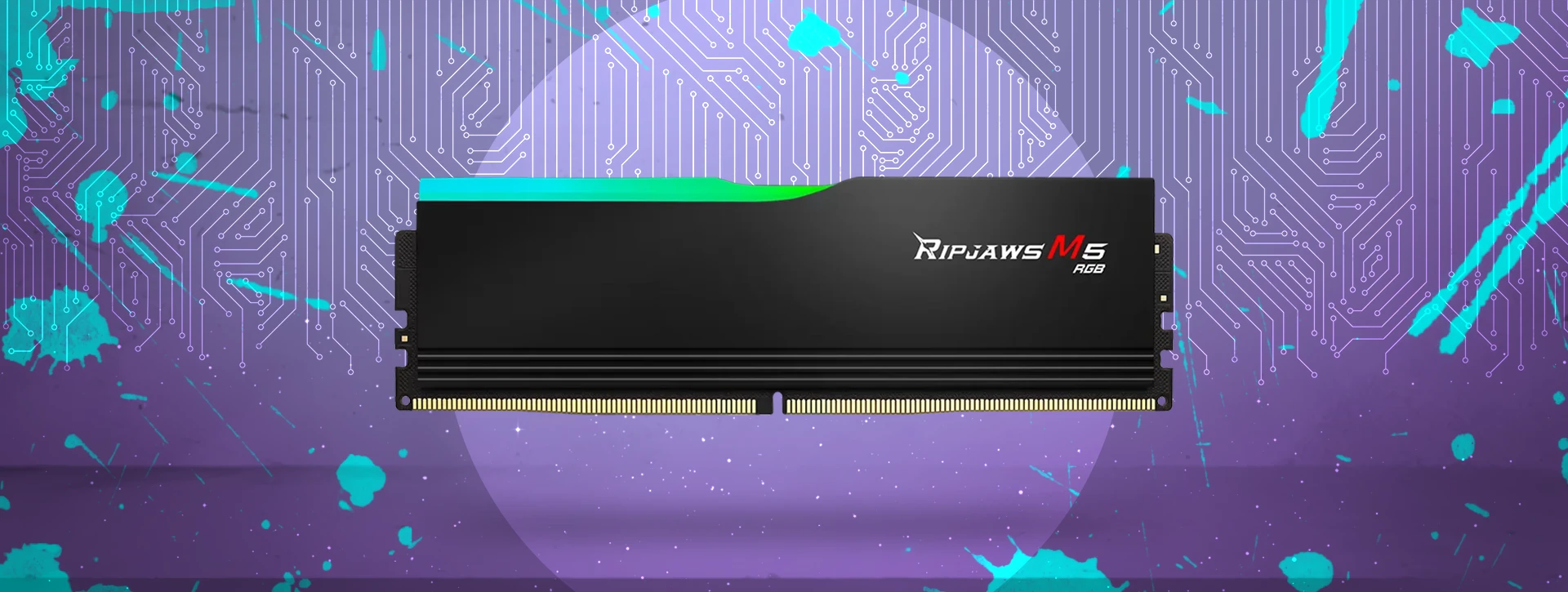 حافظه رم دسکتاپ دو کاناله G-Skill مدل Ripjaws M5 RGB 32GB 6000