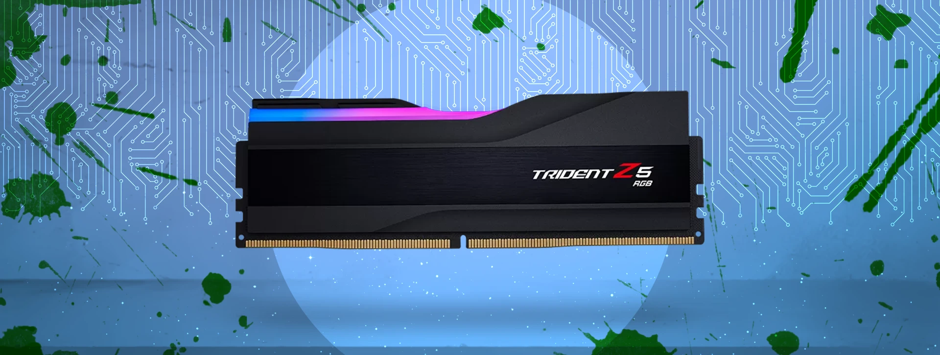 رم دسکتاپ دو کاناله G-Skill مدل Trident Z5 RGB 32GB 6000 Black