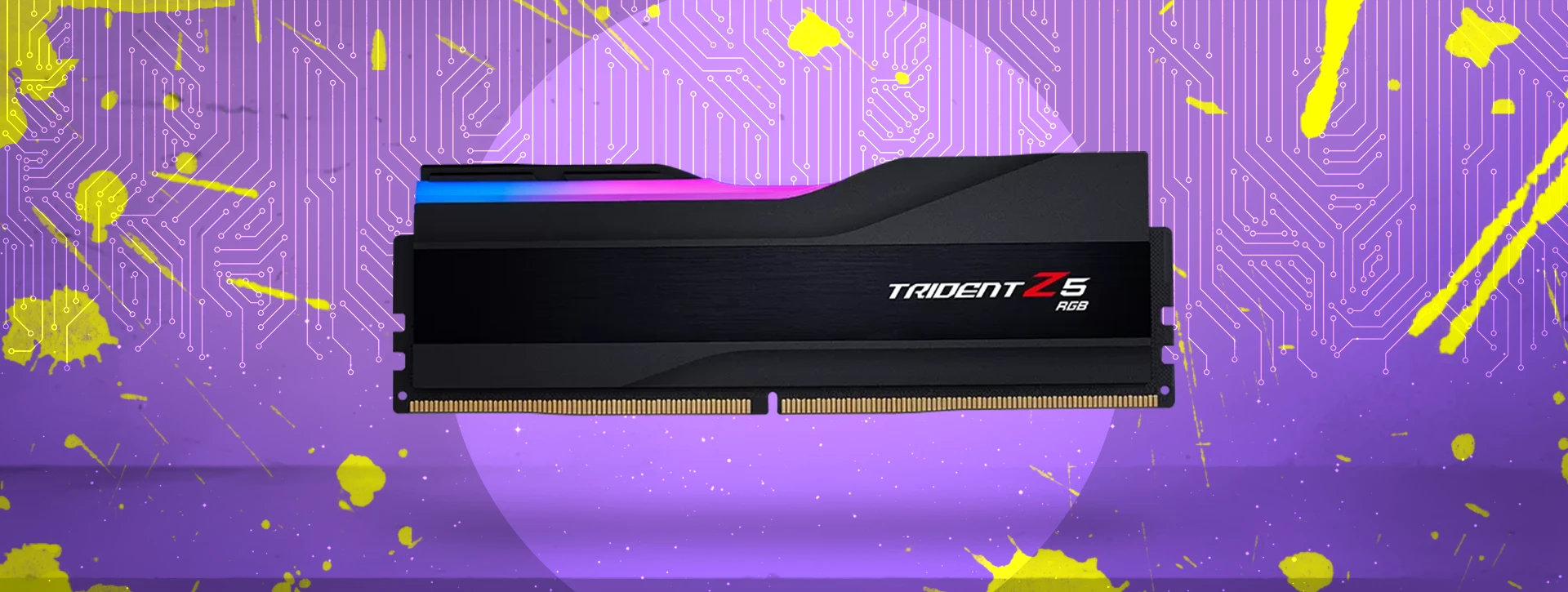 رم دسکتاپ دو کاناله G-Skill مدل Trident Z5 RGB 32GB 6000 Black