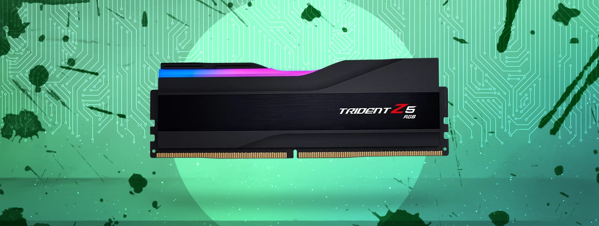 رم دسکتاپ دو کاناله G-Skill مدل Trident Z5 RGB 64GB 6000 Black CL36