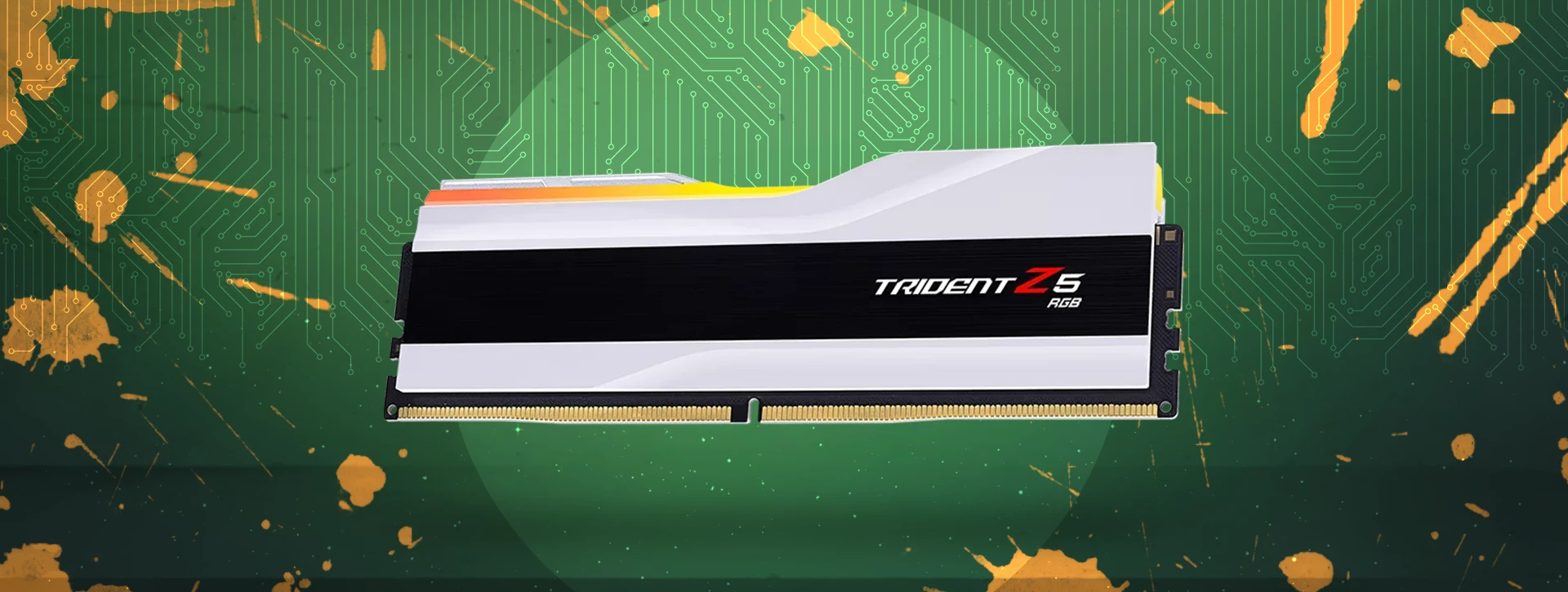 رم دسکتاپ دو کاناله G-Skill مدل Trident Z5 RGB 64GB 6000 White CL36