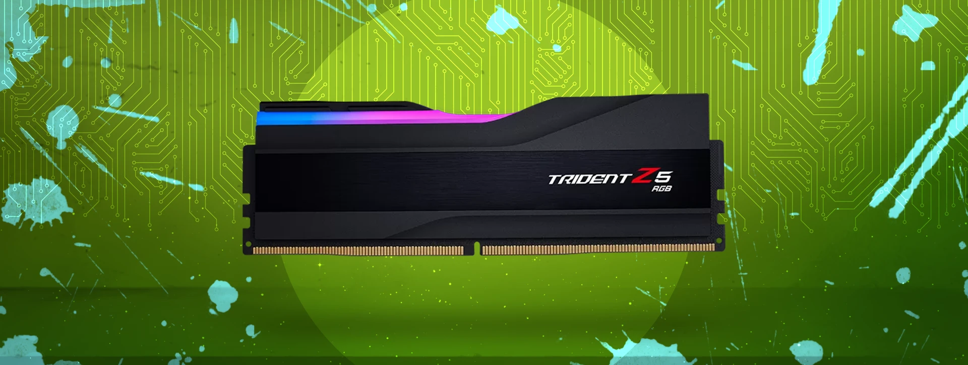 رم دسکتاپ دو کاناله G-Skill مدل Trident Z5 RGB 32GB 6400 Black CL32
