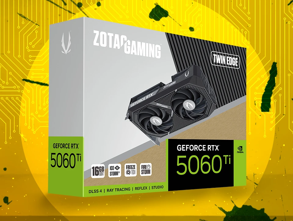 کارت گرافیک زوتک Gaming RTX 5060 Ti 16GB Twin Edge