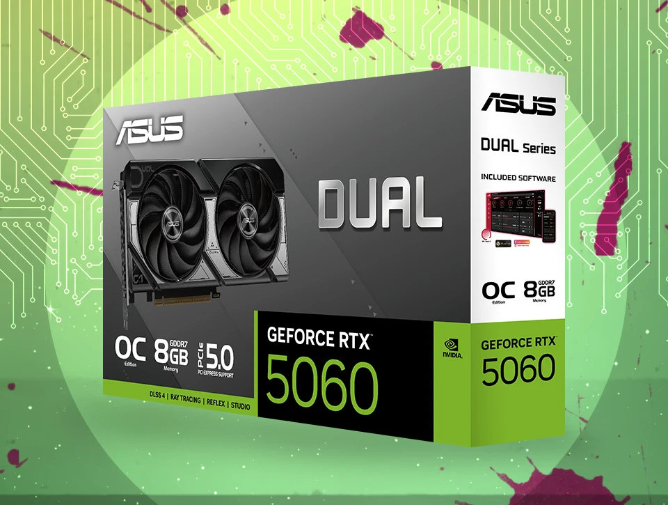 کارت گرافیک ایسوس Asus DUAL RTX 5060 8GB OC