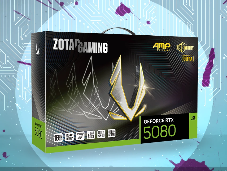 کارت گرافیک زوتک Gaming RTX 5080 AMP Extreme INFINITY ULTRA 16GB