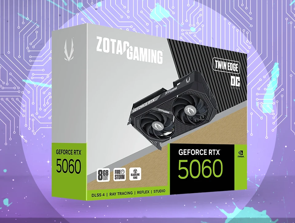کارت گرافیک زوتک Gaming RTX 5060 8GB Twin Edge OC