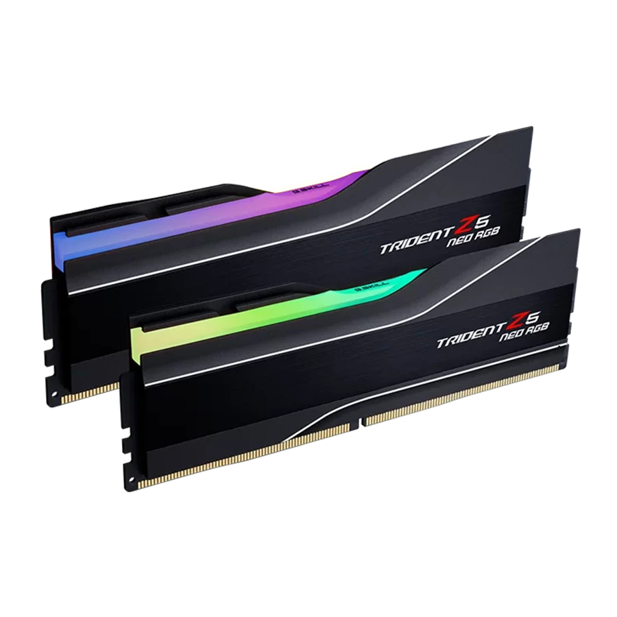 رم دسکتاپ دو کاناله G-Skill مدل Trident Z5 Neo RGB 32GB 7200 Black CL34