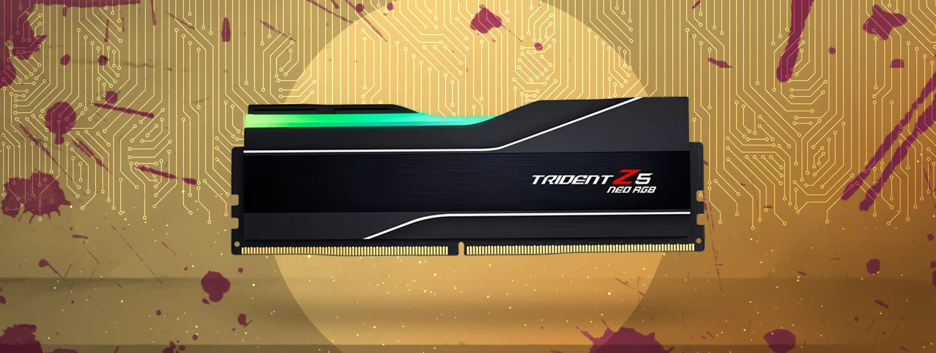 رم دسکتاپ دو کاناله G-Skill مدل Trident Z5 Neo RGB 32GB 7200 Black CL34
