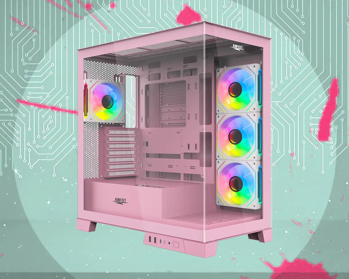 02 کیس گیمینگ اوست AWEST GT-AQ16-MP