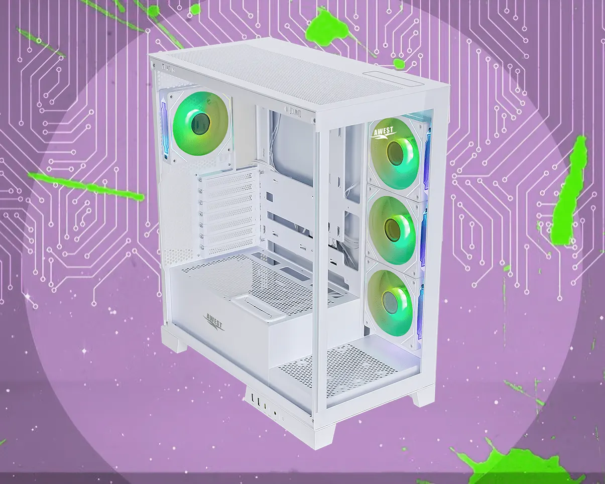 کیس گیمینگ اوست AWEST GT-AQ16-MW