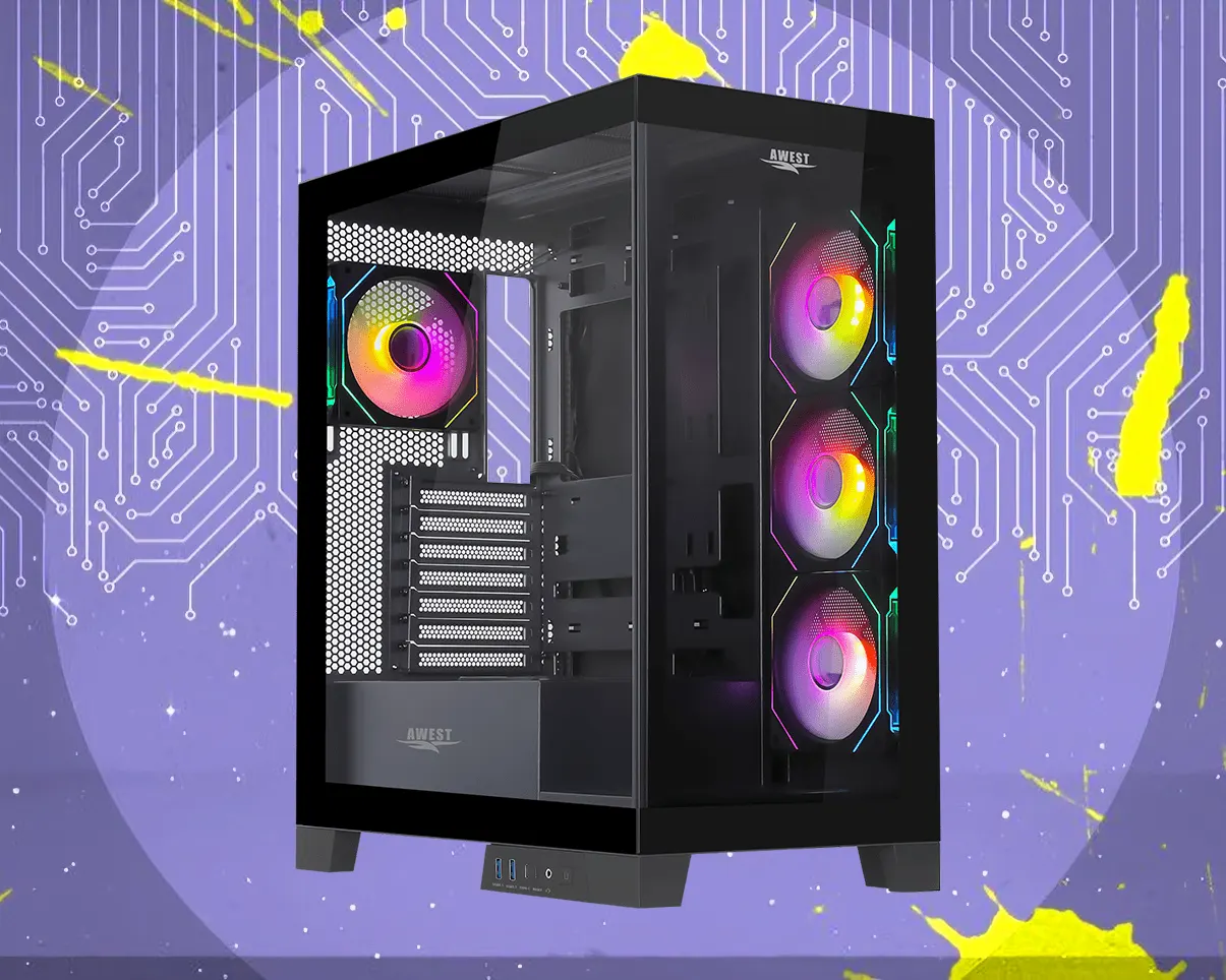 کیس گیمینگ اوست AWEST GT-AQ16-MB