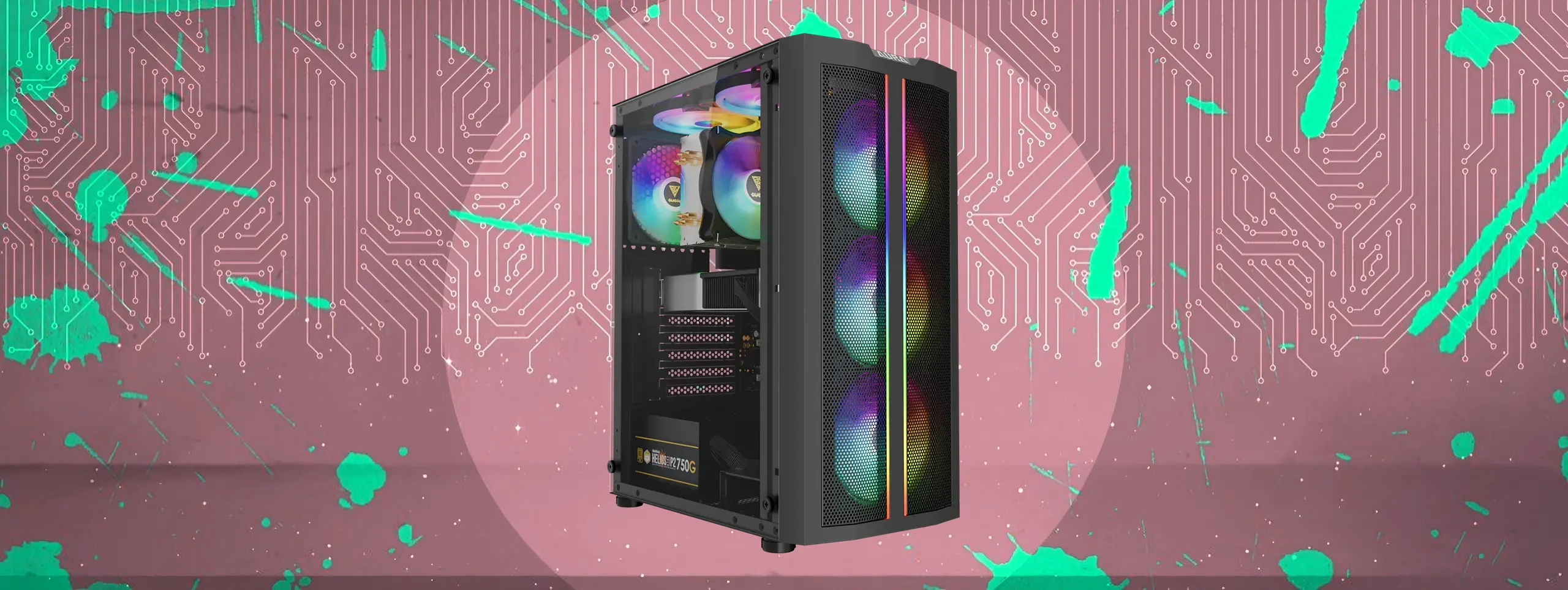 کیس گیمینگ گیم‌دیاس Gamdias AURA GC3 ELITE