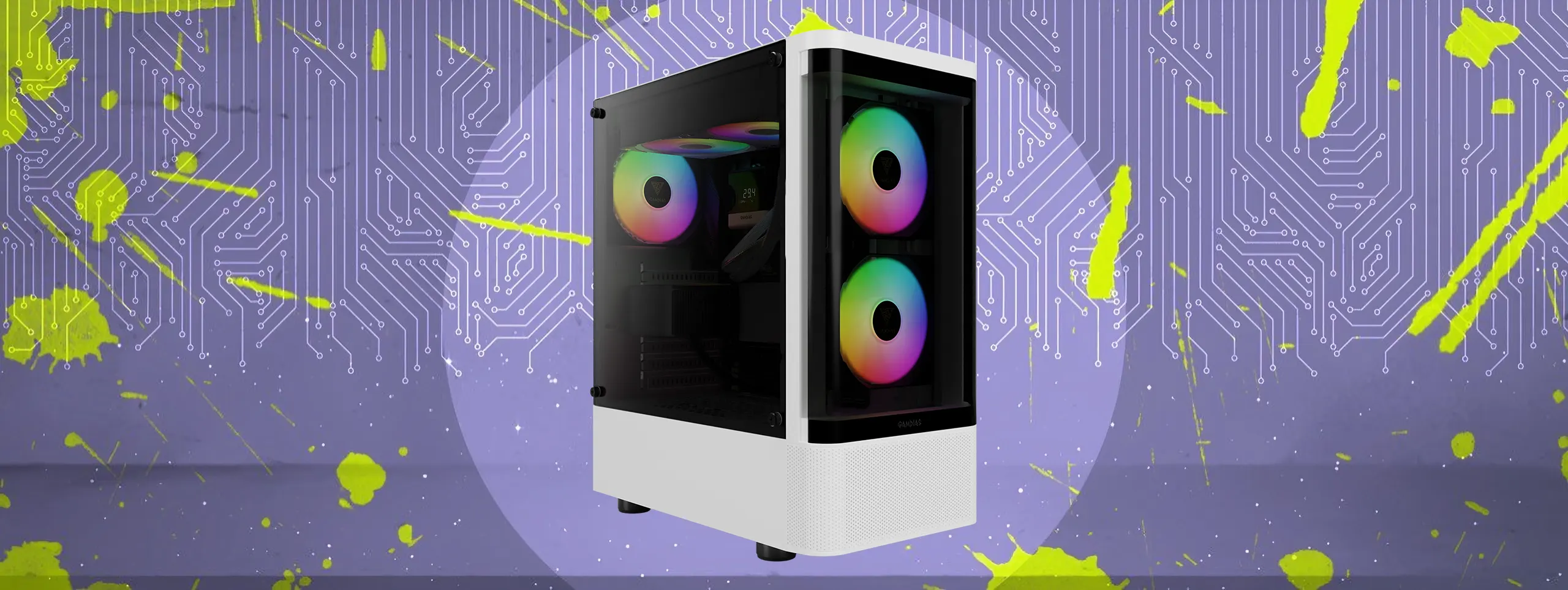 کیس گیمینگ گیم دیاس Gamdias TALOS E3 CG WH