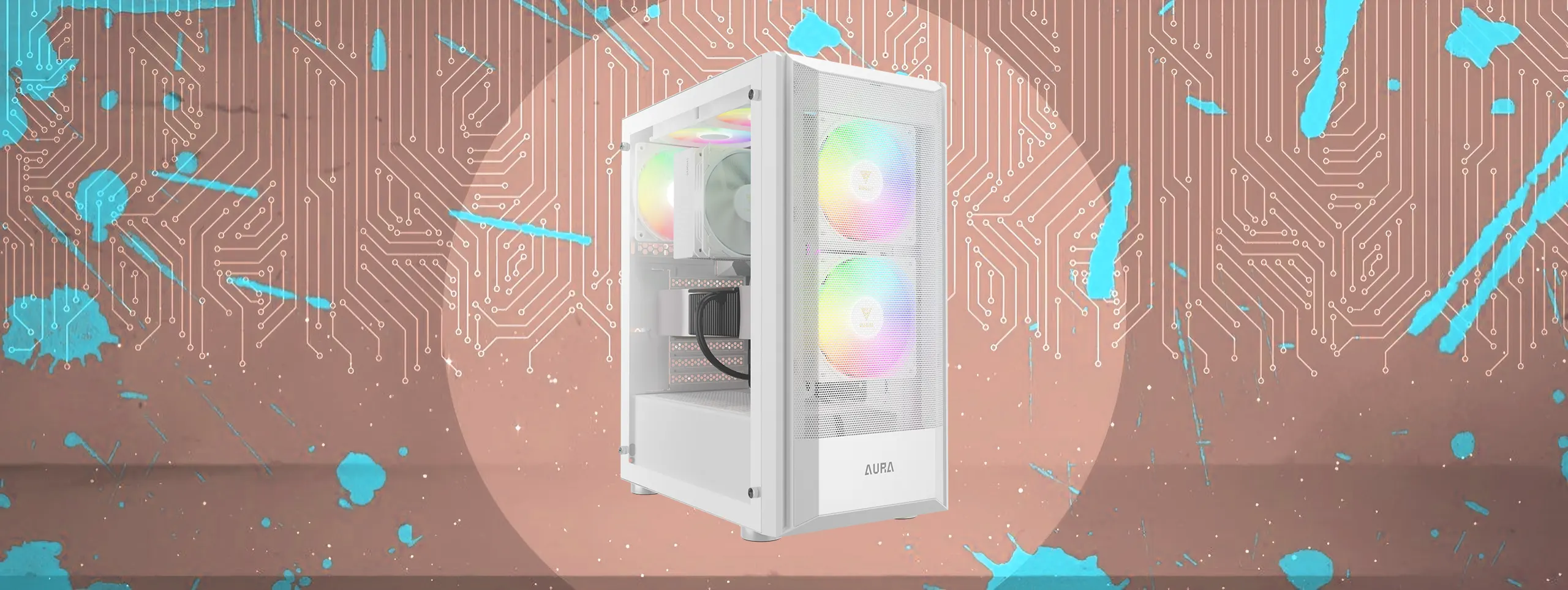 کیس گیمینگ گیم دیاس Gamdias AURA GC6 WH