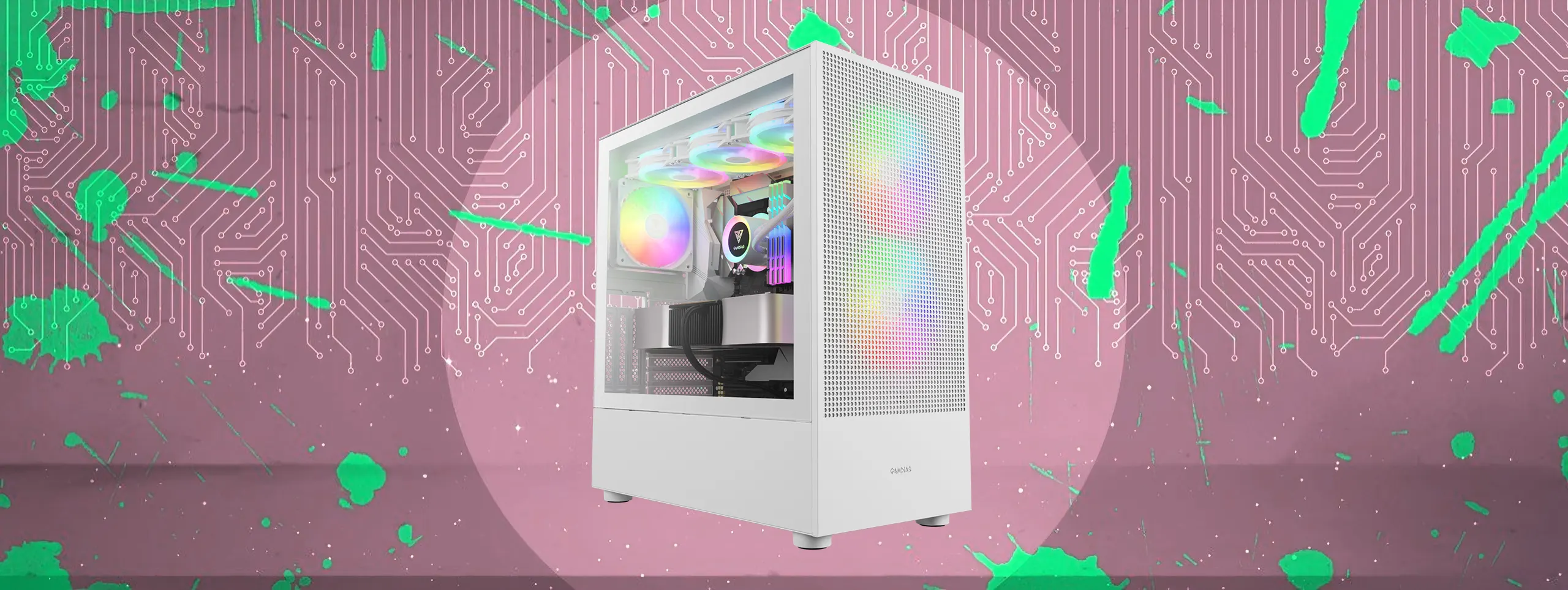 کیس گیمینگ گیم دیاس Gamdias TALOS M3 MESH WH