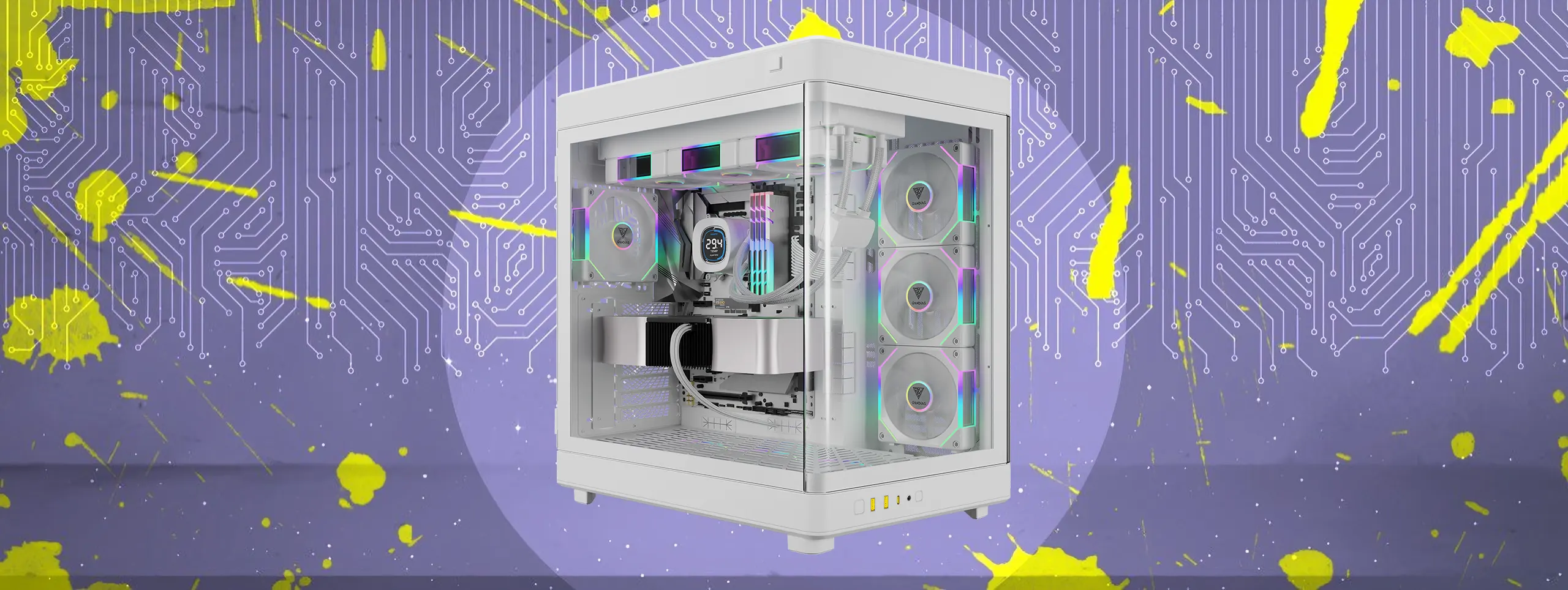 کیس گیمینگ گیم دیاس Gamdias NESO P1 PRO WW