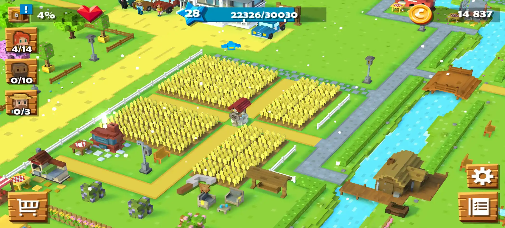 نگاهی به بازی موبایلی Blocky Farm