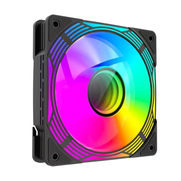 فن کیس گیمینگ گیم مکس GAMEMAX FN12A-C8I-R Black