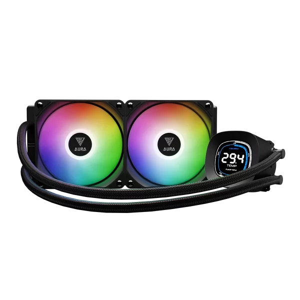 خنک کننده پردازنده گیم دیاس AURA GL240 DIGITAL Black