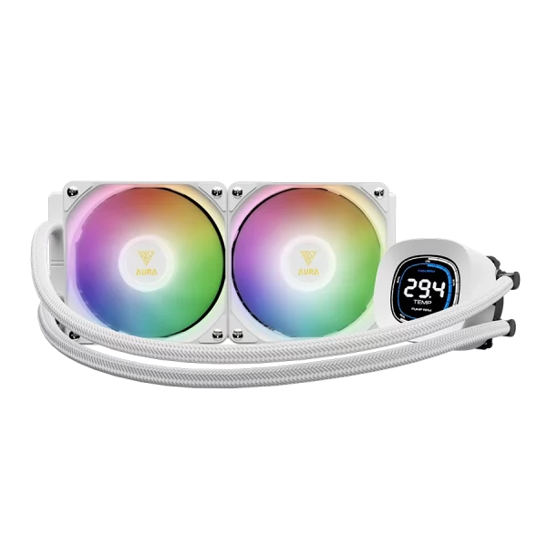 خنک کننده پردازنده گیم دیاس AURA GL240 DIGITAL White