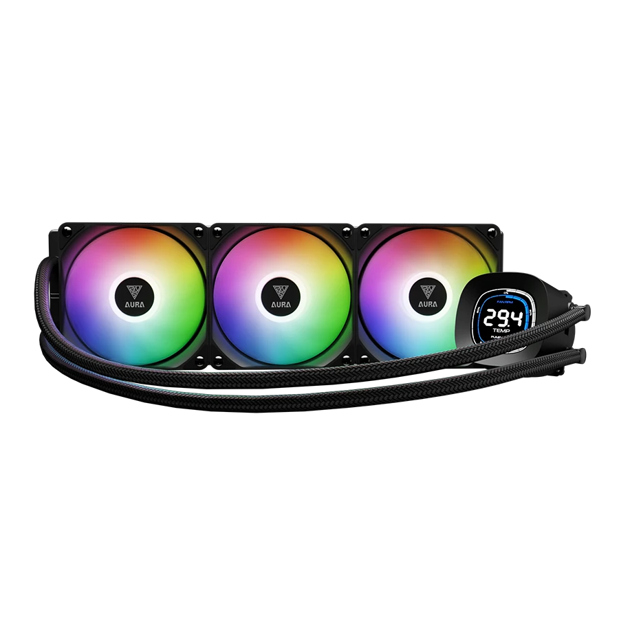 خنک کننده پردازنده گیم دیاس AURA GL360 DIGITAL Black