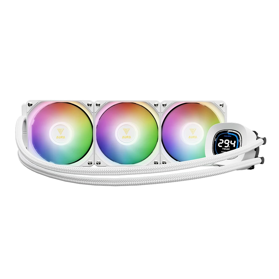 خنک کننده پردازنده گیم دیاس AURA GL360 DIGITAL White