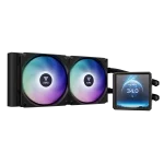 خنک کننده پردازنده گیم دیاس AURA GL240 LCD Black