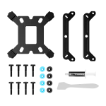 خنک کننده پردازنده مشکی Gamdias BOREAS M2-51D
