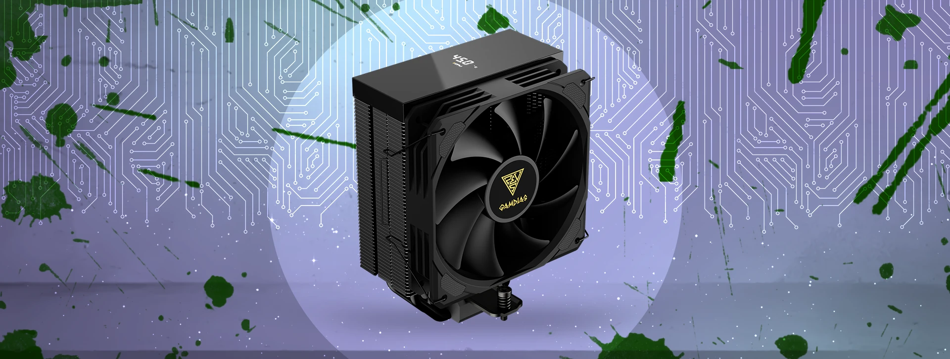خنک کننده پردازنده مشکی Gamdias BOREAS E2-41D