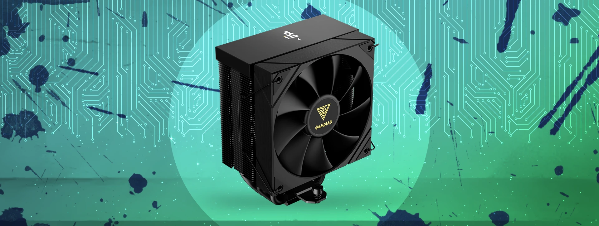 خنک کننده پردازنده مشکی Gamdias BOREAS M2-51D
